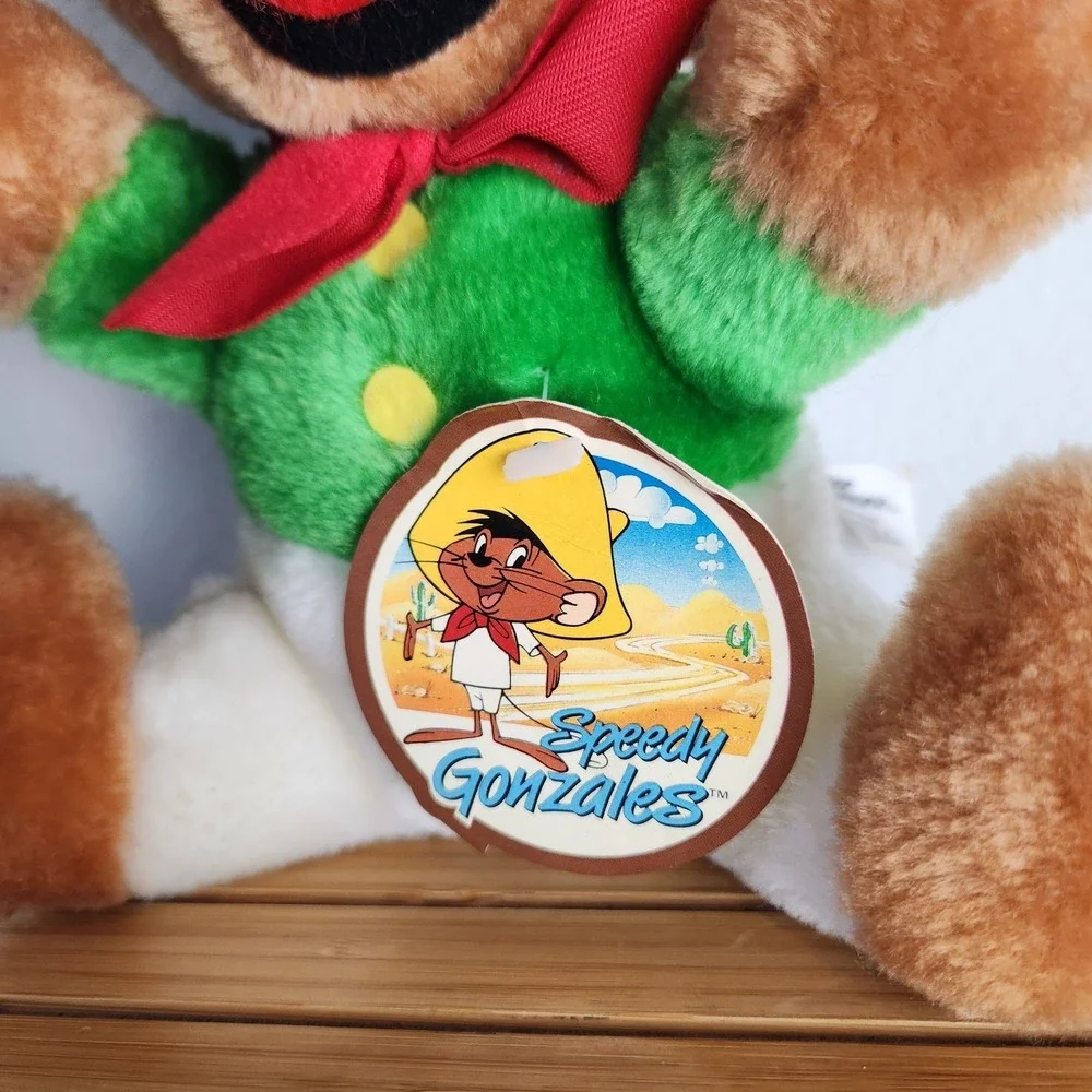 Vintage 1993 SPEEDY GONZALES 24k Company Plush Stuffed‎ Animal Warner Bros
